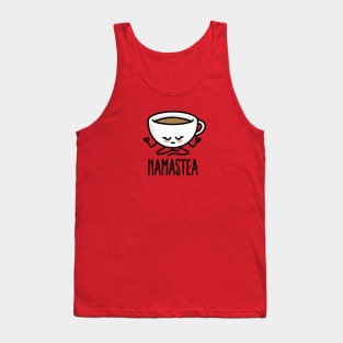 Namastea Namaste meditation black tea Yoga Kawaii Tank Top